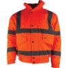 Rip-Stop, Bomber Jacket, Unisex, Orange, Polyester, 2XL thumbnail-0