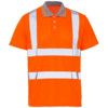 Polo Shirt, Unisex, Orange, Polyester, Short Sleeve, 2XL thumbnail-0