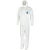 Labo, Chemical Protective Coveralls, Disposable, Type 5/6, White, Tyvek® 500, Zipper Closure, Chest 48-50", XL thumbnail-0