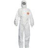 CHZ5, Chemical Protective Coveralls, Disposable, Type 3/4/5/6, White, Laminates, Zipper Closure, Chest 52-54", 2XL thumbnail-1