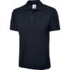 Polo Shirt, Men, Navy Blue, Cotton/Polyester, Short Sleeve, 4XL thumbnail-0