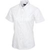 Short Sleeve Shirt, White, Women's, Size 14 (L) thumbnail-0