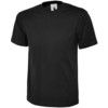 T-Shirt, Men, Black, Cotton, Short Sleeve, 3XL thumbnail-0