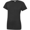 UC318 WOMEN'S T-SHIRT BLACK (XL) thumbnail-0