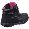 Lydia, Womens Safety Boots Size 6.5, Black, Leather, Composite Toe Cap thumbnail-2