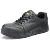 Nevada Unisex Safety Trainers, Size 10, Black, Leather Upper, Composite Toe Cap, S1P, EN ISO 20345:2011 thumbnail-1