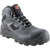 Weddell, Unisex Safety Boots Size 9, Black, Leather, Water Resistant thumbnail-0