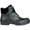 Friburg, Unisex Safety Boots Size 9, Black, Leather, Water Resistant thumbnail-0