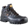 New Reno, Unisex Safety Boots Size 5, Black, Leather, Water Resistant thumbnail-0