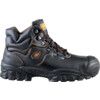 New Reno, Unisex Safety Boots Size 5, Black, Leather, Water Resistant thumbnail-1