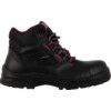 Wanda, Women, Safety Boots, Size 5, Black, Leather Upper, Composite Toe Cap, S3, EN ISO 20345:2011 thumbnail-0