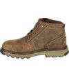 Mens Safety Boots Size 11, Dark Beige, Leather, Steel Toe Cap thumbnail-2