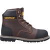 Scuff Cap, Safety Boots Size 8, Brown, Leather, Steel Toe Cap thumbnail-2