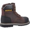 Scuff Cap, Safety Boots Size 9, Brown, Leather, Steel Toe Cap thumbnail-3