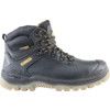 Newark, Unisex Safety Boots Size 11, Black, Leather, Waterproof, Steel Toe Cap, Wide Fit thumbnail-1