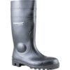 Protomaster Unisex Metal Safety Wellingtons, Size 6.5, Black, PVC Upper, Steel Toe Cap, S5, SRA, EN ISO 20345:2011 thumbnail-0