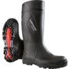 Purofort+ Men's  Metal Safety Wellingtons, Size 8, Black, Polyurethane Upper, Steel Toe Cap, S5, SRC, EN ISO 20345:2011 thumbnail-0