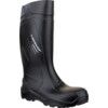 Purofort+ Men's  Metal Safety Wellingtons, Size 14, Black, Polyurethane Upper, Steel Toe Cap, S5, SRC, EN ISO 20345:2011 thumbnail-1