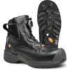 Unisex Safety Boots Size 12, Black, Leather, Composite Toe Cap, ESD thumbnail-0