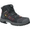 Zenit, Unisex Safety Boots Size 11, Black, Leather, Water Resistant, Aluminium Toe Cap, ESD thumbnail-0