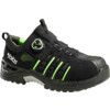 Jalas 9925 Exalter Unisex Safety Trainers, Size 8, Black/Green, ESD, Microfibre Upper, Aluminium Toe Cap, S1, EN ISO 20345:2011 thumbnail-1