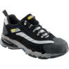 Men's Safety Trainers, Size 9, Black, Leather Upper, Steel Toe Cap, SB, EN ISO 20345:2011 thumbnail-0