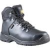 Moorfoot, Unisex Safety Boots Size 9, Black, Leather, Steel Toe Cap thumbnail-0