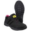 Sophie Women's Safety Trainers, Size 8, Black, Leather Upper, Steel Toe Cap, S1P, EN ISO 20345:2011 thumbnail-1