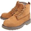 Women, Safety Boots, Size 7, Tan, Leather Upper, Steel Toe Cap, SB, EN ISO 20345:2011 thumbnail-1