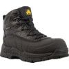 Orca Hybrid, Mens Safety Boots Size 8, Black, Leather & Rubber, Waterproof, Composite Toe Cap thumbnail-0