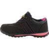 Women's Safety Trainers, Size 7, Black, Leather Upper, Steel Toe Cap, S1P, EN ISO 20345:2011 thumbnail-2