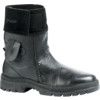 Unisex Safety Boots Size 11, Black, Leather, Steel Toe Cap thumbnail-0