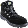 Safety Boots, Size, 13, Black, Leather Upper, Composite Toe Cap thumbnail-0