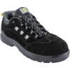 Unisex Safety Trainers, Size 3, Black, Suede Leather Upper, Composite Toe Cap, S1P, EN ISO 20345:2011 thumbnail-0