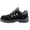 Unisex Safety Trainers, Size 11, Black, Suede Leather Upper, Composite Toe Cap, S1P, EN ISO 20345:2011 thumbnail-2