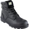 Safety Boots, Size, 3, Black, Leather Upper, Steel Toe Cap thumbnail-0