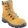 Ladies Rugged Safety Boots 8" Black (S-2) thumbnail-0