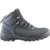 Mens Safety Boots Size 12, Black, Leather thumbnail-1