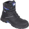 STORMHI, Unisex Safety Boots Size 8, Black, Leather, Water Resistant thumbnail-0