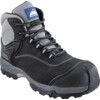 Gravity 2, Mens Safety Boots Size 11, Black, Leather, Waterproof, Metal Free Toe Cap thumbnail-0