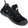 4213 Unisex Safety Trainers, Size 11, Black, Suede Leather Upper, Composite Toe Cap, S1P, EN ISO 20345:2011 thumbnail-0