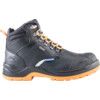 Reflecto, Unisex Safety Boots Size 10, Black, Leather, Waterproof, Steel Toe Cap thumbnail-1