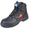 Men, Safety Boots, Size 12, Black, Leather Upper, Steel Toe Cap, S1P, EN ISO 20345:2011 thumbnail-0