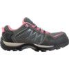 Women's Safety Trainers, Size 4, Pink/Grey, Leather/Textile Upper, Composite Toe Cap, S1P, EN ISO 20345:2011 thumbnail-1