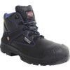 Taurus  B, Unisex Safety Boots Size 13, Black, Leather, Water Resistant thumbnail-0