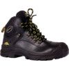 Torsion, Unisex Safety Boots Size 8, Black, Leather thumbnail-1