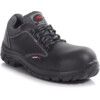 PB100 Unisex Safety Trainers, Size 8, Black, Leather Upper, Polycarbonate Toe Cap, S3, EN ISO 20345:2011 thumbnail-0