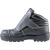 Mens Safety Boots Size 10, Black, Leather, Water Resistant thumbnail-1