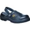 Men's Composite Clog Safety Shoes, Size 7, Black, Microfibre Upper, Composite Toe Cap, SB, EN ISO 20345:2011 thumbnail-0