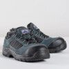 Trekker Unisex Safety Trainers, Size 10.5, Black/Grey, Leather Upper, Composite Toe Cap, S1, EN ISO 20345:2011 thumbnail-1